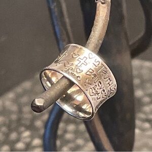 Sterling Silver “Faith” Ring